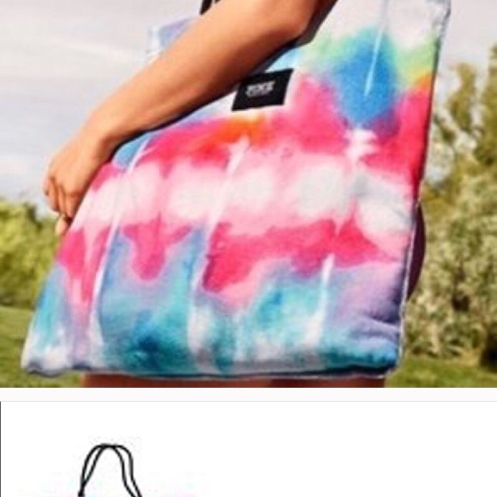 HP🎉🎉NWT Pink VS Packable Towel Tote, - Picture 3 of 5